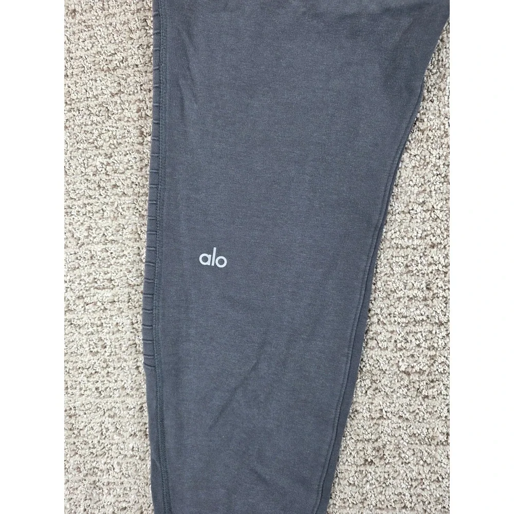Alo Yoga Urban Moto Joggers Sweatpants Women's‎ XS Gray Pockets